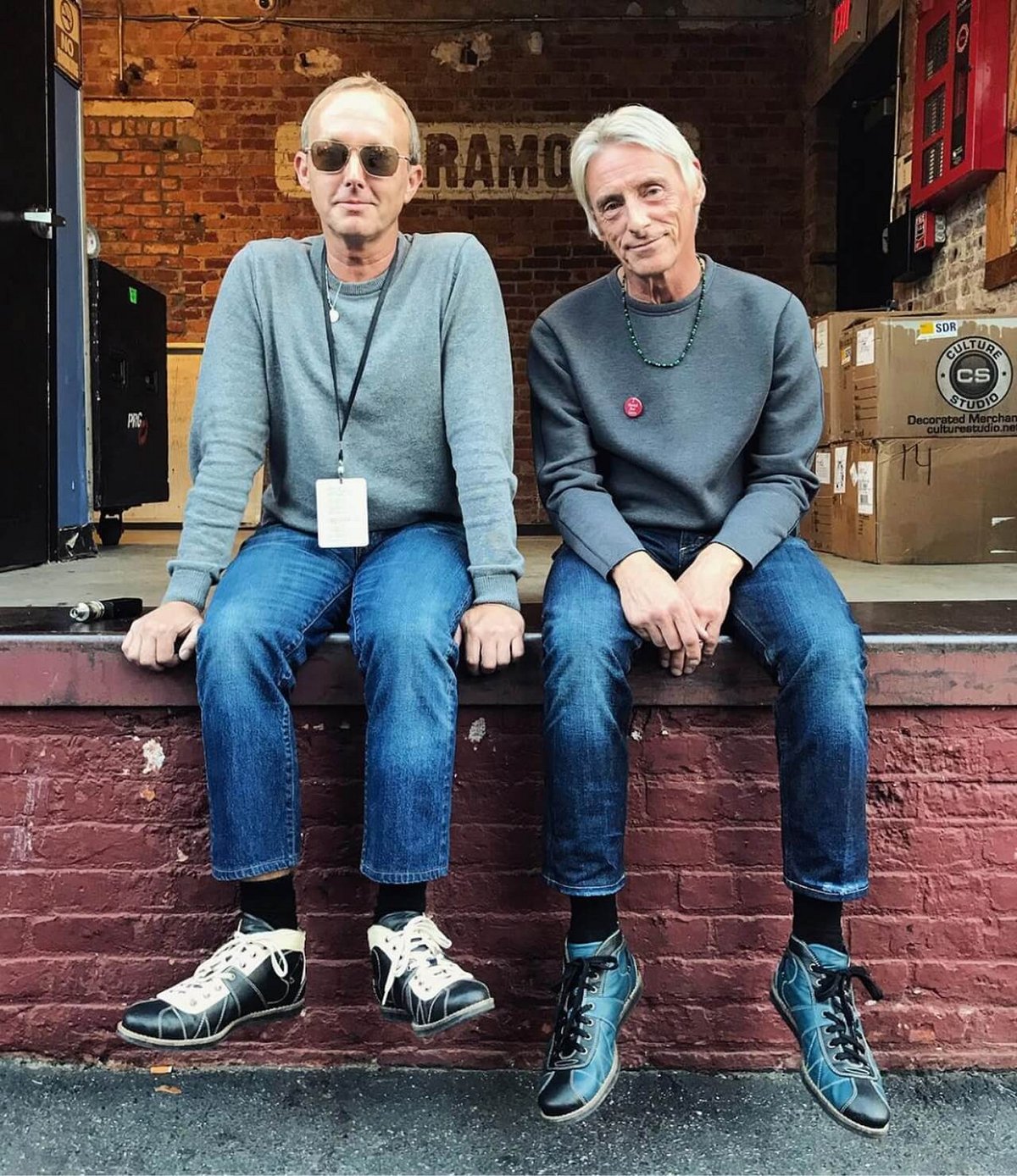Steve Cradock and Paul Weller wear Wunderteam ‘Kicker’ designs on their US tour.